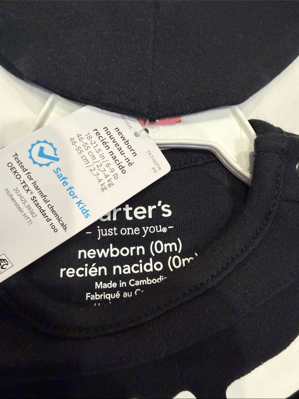 🖤🧡 NWT Carter’s Baby Skeleton Sleeper w/ Hat - Halloween 🧡🖤